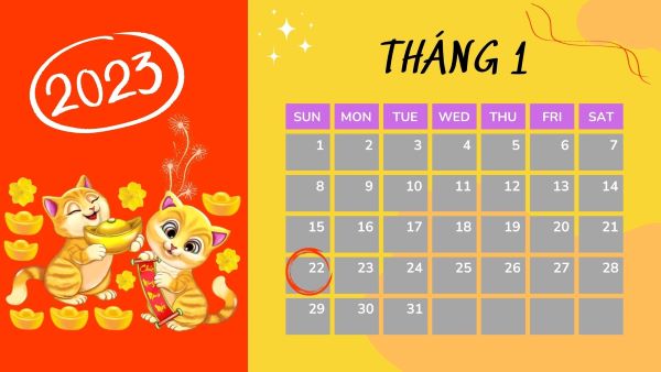 Thông tin về lịch nghỉ tết nguyên đán 2023