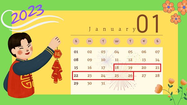Lịch nghỉ tết 2023 chính thức của học sinh