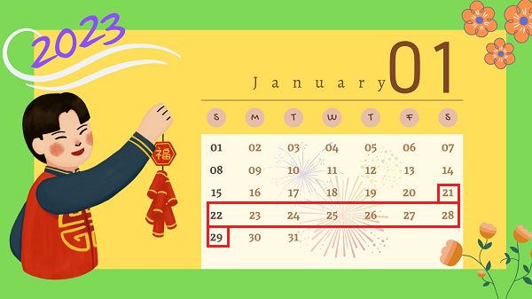 Lịch nghỉ tết 2023 mới nhất
